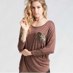 # 3 Mocha top S/M/L